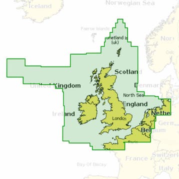 Navionics Nav+ Large EU628L Nederland, UK en Ierland - Prelo, Ophalen of Verzenden, Nieuw