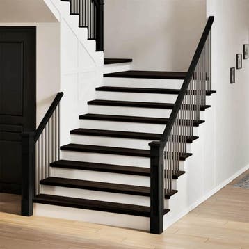 vidaXL Traptreden 2 st 110x30x2 cm massief eikenhout, Verzenden, Nieuw