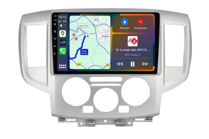 Nissan NV200 Navigatie Radio met Apple Carplay Android auto, Auto diversen, Autoradio's, Nieuw, Ophalen of Verzenden