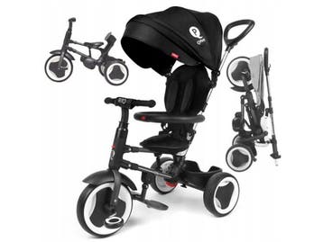 Qplay Rito - Driewieler - Opvouwbaar 10-36 maanden - Zwart, Fietsen en Brommers, Verzenden, Nieuw, Qplay
