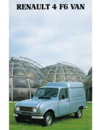 1983 RENAULT 4 VAN BROCHURE ENGELS, Nieuw, Renault, Author