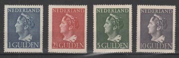 Postzegels Nederland 1946 Konijnenburg NR.346-349 (1028), Verzenden, T/m 1940, Postfris