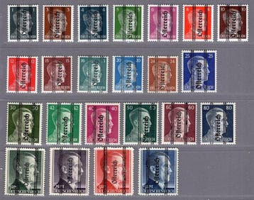 Oostenrijk 1945 - Grazse nooduitgifte, postfris, attest -, Gestempeld
