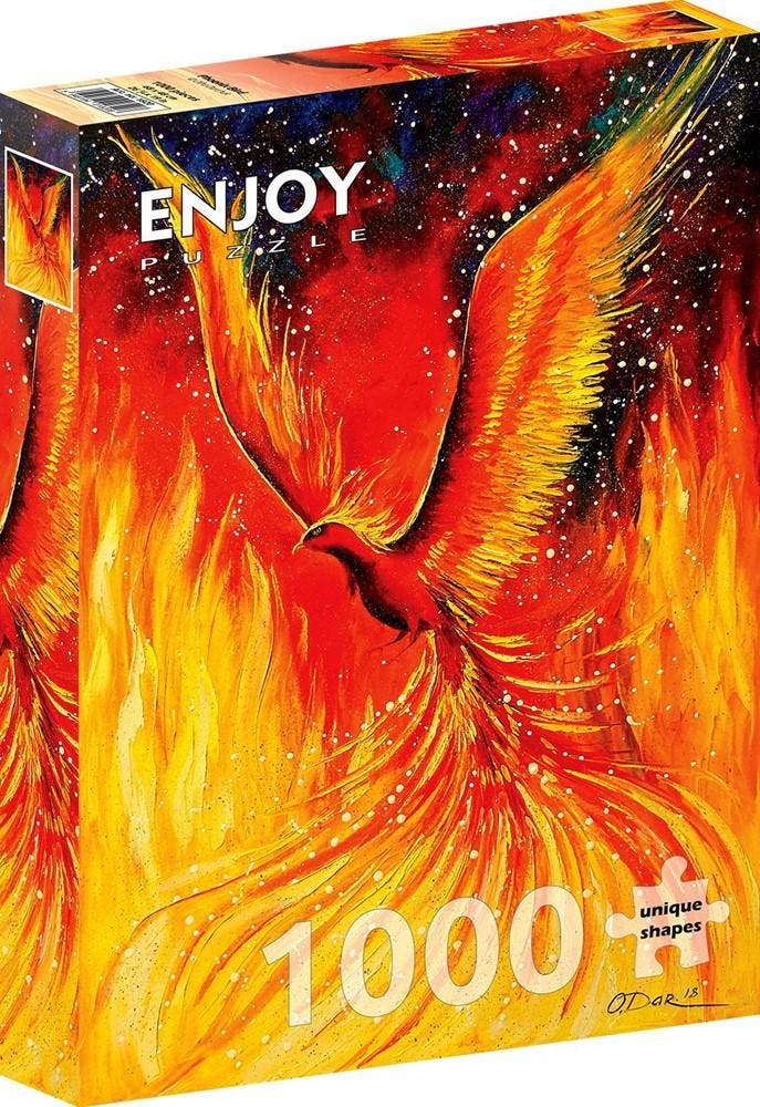 Phoenix Bird Puzzel (1000 stukjes) | Enjoy Puzzle - Puzzels, Hobby en Vrije tijd, Denksport en Puzzels, Nieuw, Verzenden