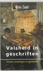 Valsheid in geschriften 9789059117631 Wim Zaal, Verzenden, Zo goed als nieuw, Wim Zaal