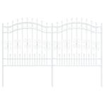 Witte Hek 165cm Staal | Laatste Stuk!, Met poort, Nieuw, Ophalen of Verzenden, Tuinhek