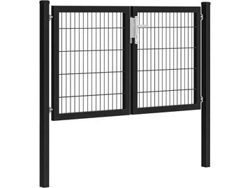 Dubbele tuinpoort | Premium | 200 cm breed, 1 tot 2 meter, Nieuw, IJzer, Minder dan 3 meter