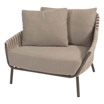 4 Seasons Outdoor Montera lounge stoel XL incl. 2 kussens en, Nieuw