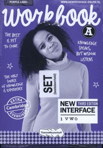 New Interface 1 vwo Combipakket Werkboek + totaallicentie, Boeken, Verzenden, Zo goed als nieuw