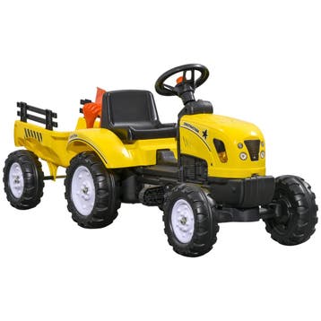 TRUUSK Traptractor Met Aanhanger - Voor 3-jarige Kinderen -, Verzenden, Nieuw