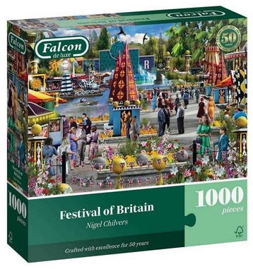 Falcon - Festival of Britain Puzzel (1000 stukjes) | Falcon, Verzenden, Nieuw