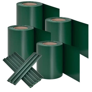 PVC Privacystrips - 4 stuks - Groen, Verzenden, Nieuw