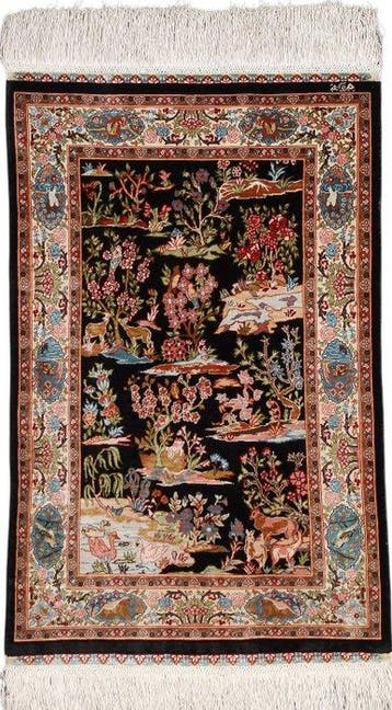 Silk Hereke Signed Carpet with 13/13 Quality - Adembenemende, Nieuw