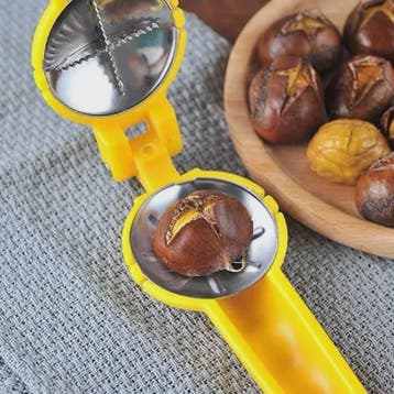 2-in-1 Notenkraker & Kastanjesnijder van Roestvrij Staal - K, Verzenden, Nieuw