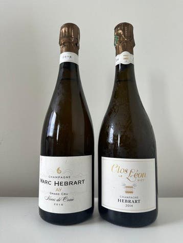 Champagne Hebrart, Noces de Craie 2016 & 2014 Hebrart Clos, Nieuw