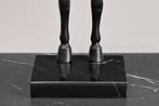 Tafellamp BLACK BEAUTY 75 cm paardsculptuur zwart goud -, Ophalen of Verzenden, Nieuw