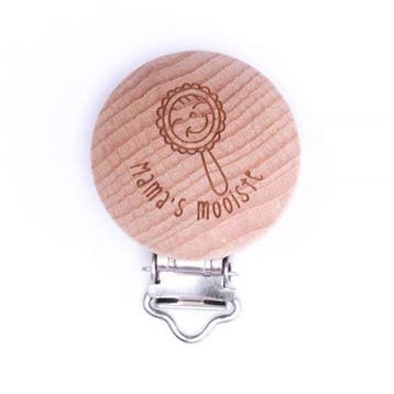 Durable Houten Speenclips 2 stuks Mamas Mooiste, Verzenden, Nieuw