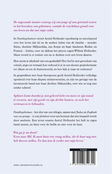Familiegeheimen / De Holleeder trilogie / 3 9789048852642, Verzenden, Gelezen, Astrid Holleeder