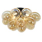 Design plafondlamp amber, Cyril, Ophalen of Verzenden, Nieuw, Glas, Design