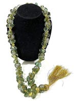 Ketting Art Déco van Murano-glas Groen, goud en zilver -, Antiek en Kunst