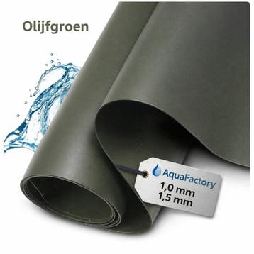 PVC Vijverfolie Olijfgroen– Diverse Diktes, Nieuw