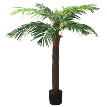 Kunstboom 190cm - Hoogwaardig, retourdeal -66%, Palm, In pot, 150 tot 200 cm, Groene kamerplant