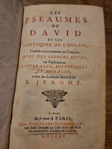 Guillaume Cavelier Le Fils - - Les Pseaumes De David et les