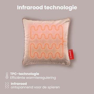 2dekans | Auronic Warmtekussen - Velvet - 45x45 - Draadloos-, Ophalen of Verzenden, Zo goed als nieuw