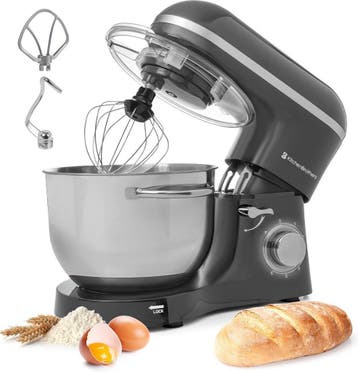 2dekans | KitchenBrothers Keukenmachine - Keukenmixer met 6L, Witgoed en Apparatuur, Ophalen of Verzenden, Zo goed als nieuw