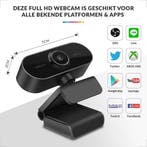 YONO Webcam voor PC met Microfoon - 1080P Full HD -, Ophalen of Verzenden, Zo goed als nieuw