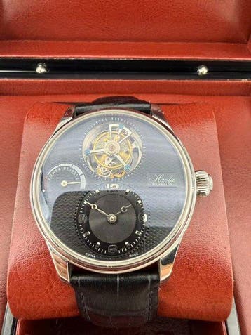 HAOFA - Luxury Skeleton 12 Clock Tourbillon Power reserve, Nieuw