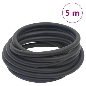 vidaXL Luchtslang hybride 0,6 5 m rubber en PVC zwart, Verzenden, Nieuw