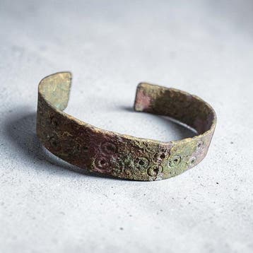 Viking periode Brons Viking-gegraveerde armband (Zonder