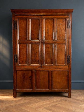 Kast - Housekeepers Cabinet - eikenhout, Antiek en Kunst