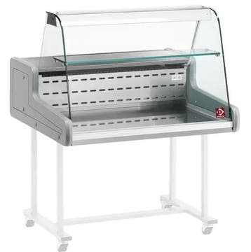 Diamond Toonbank Vitrine | Geventileerde Koeling | Gebogen G, Witgoed en Apparatuur, Koelkasten en IJskasten, Ophalen of Verzenden