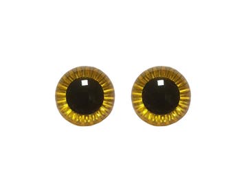 Ogen Uil Geel - 6mm, Ophalen of Verzenden, Nieuw