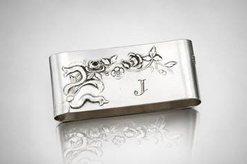 Servetring - .833 zilver - Art Nouveau, Antiek en Kunst, Antiek | Goud en Zilver