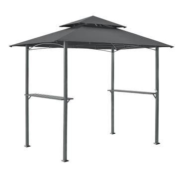Steakhouse BBQ paviljoen 250x241x151 cm brandvertragend, Verzenden, Nieuw