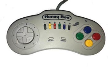 Super Nintendo Controller Honey Bee (SNES Accessoires), Spelcomputers en Games, Spelcomputers | Nintendo Super NES, Ophalen of Verzenden