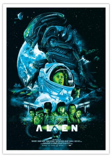 Posters - Poster Alien - Alien, Verzamelen, Verzenden, Zo goed als nieuw