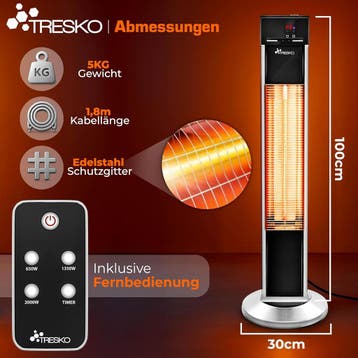 Infrarood Verwarming - Terrasverwarmer - Elektrisch - Heater, Verzenden, Zo goed als nieuw