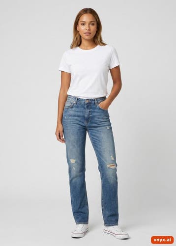 Nudie Jeans Jeans Dames maat WW31 / L32 Blauw Vintage, Ophalen of Verzenden, Nieuw