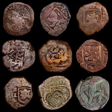 Spanje. Felipe IV. 8 Maravedís (9 monedas) (Zonder