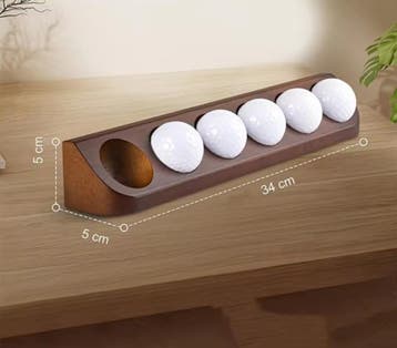 Houten Golfballen Rek – Wand Display voor 6 Ballen, Verzenden, Nieuw