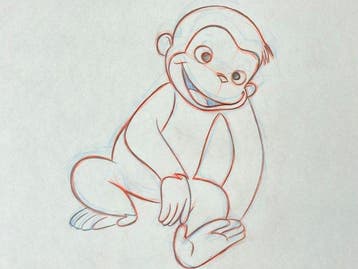 Universal Studios - Originele animatie-tekening - Curious, Nieuw in verpakking