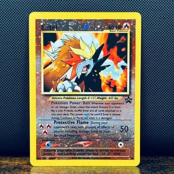 Pokémon Card - Entei Reverse Holo Black Star Promo 34 –, Hobby en Vrije tijd, Nieuw