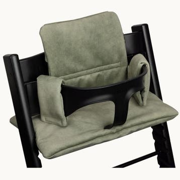 Luxury Tripp Trapp Stoelverkleiner | Sage Velvet, Nieuw