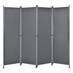 Tuinscherm scheidingswand zonwering 170x215 cm grijs, Verzenden, Nieuw