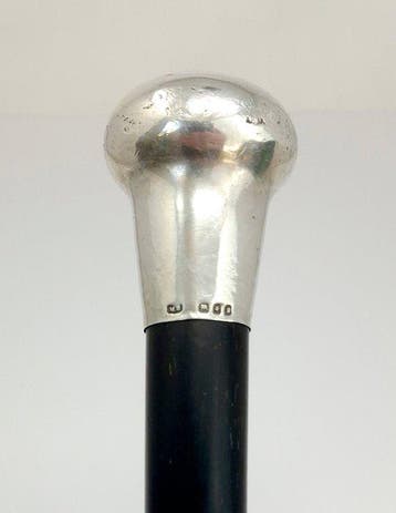 Staf - Wandelstok - .925 zilver - Londen 1922