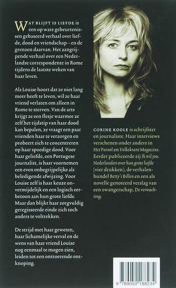 Wat blijft is liefde 9789050188234 Corine Koole, Verzenden, Gelezen, Corine Koole